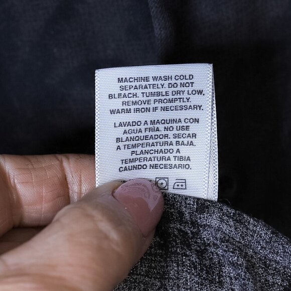 Nat Nast Luxury Originals Size XXL Silk/Cotton blend black w/palm trees button d - Picture 8 of 8